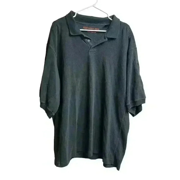 5.11 Tactical Series Black Short Sleeve Polo Men's Size XL - Picture 1 of 7
